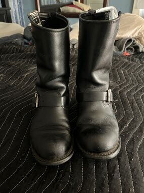 Frye engineer boots